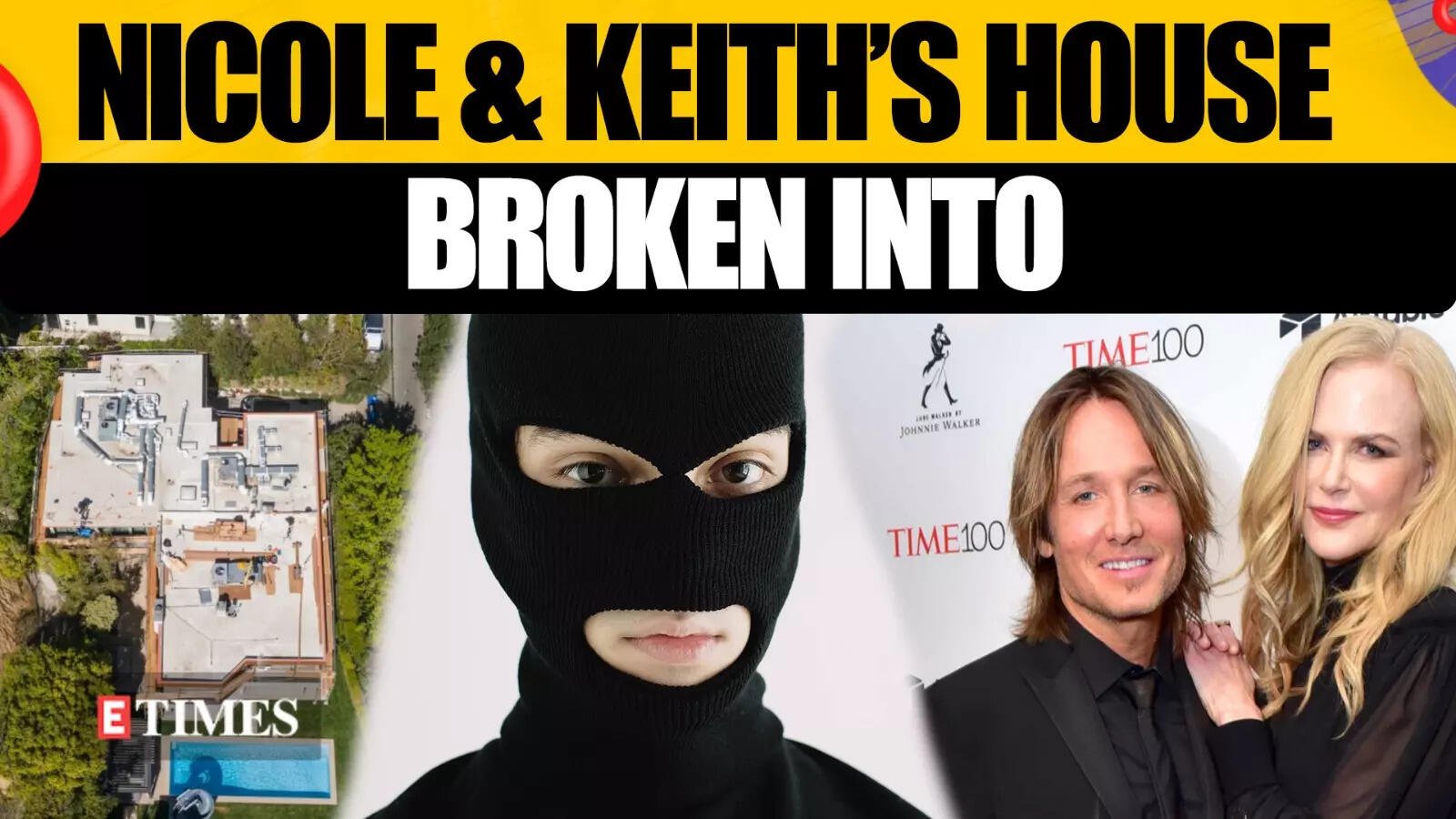 Break-In at Nicole Kidman & Keith Urban’s $4.7M LA Mansion; Glass Smashed, Suspect Escaped | WATCH