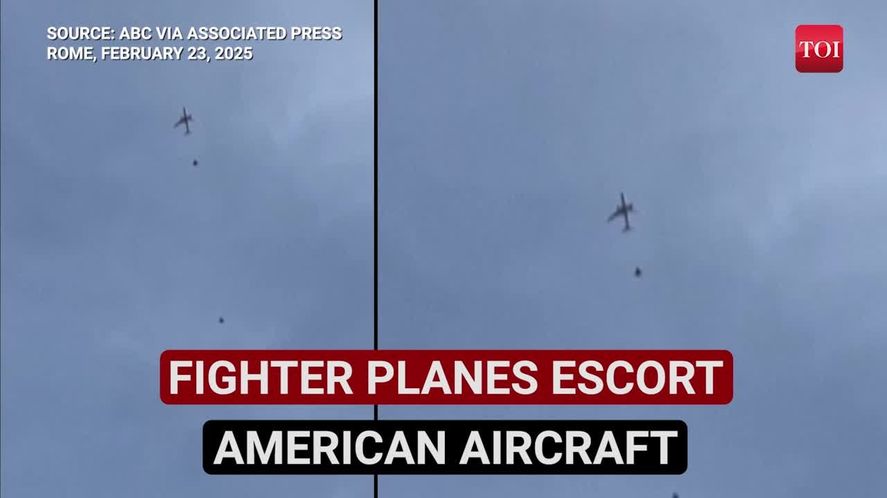 Italian Warplanes Escort American Airlines Aircraft Amid Bomb Scare On New York-Delhi Flight