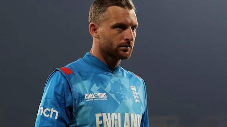 Jos Buttler to werigh over captaincy future after champions trophy 2025 here know latest sports news Champions Trophy: अफगानिस्तान से हार के बाद खतरे में है बटलर की कप्तानी? समझें पूरा गणित