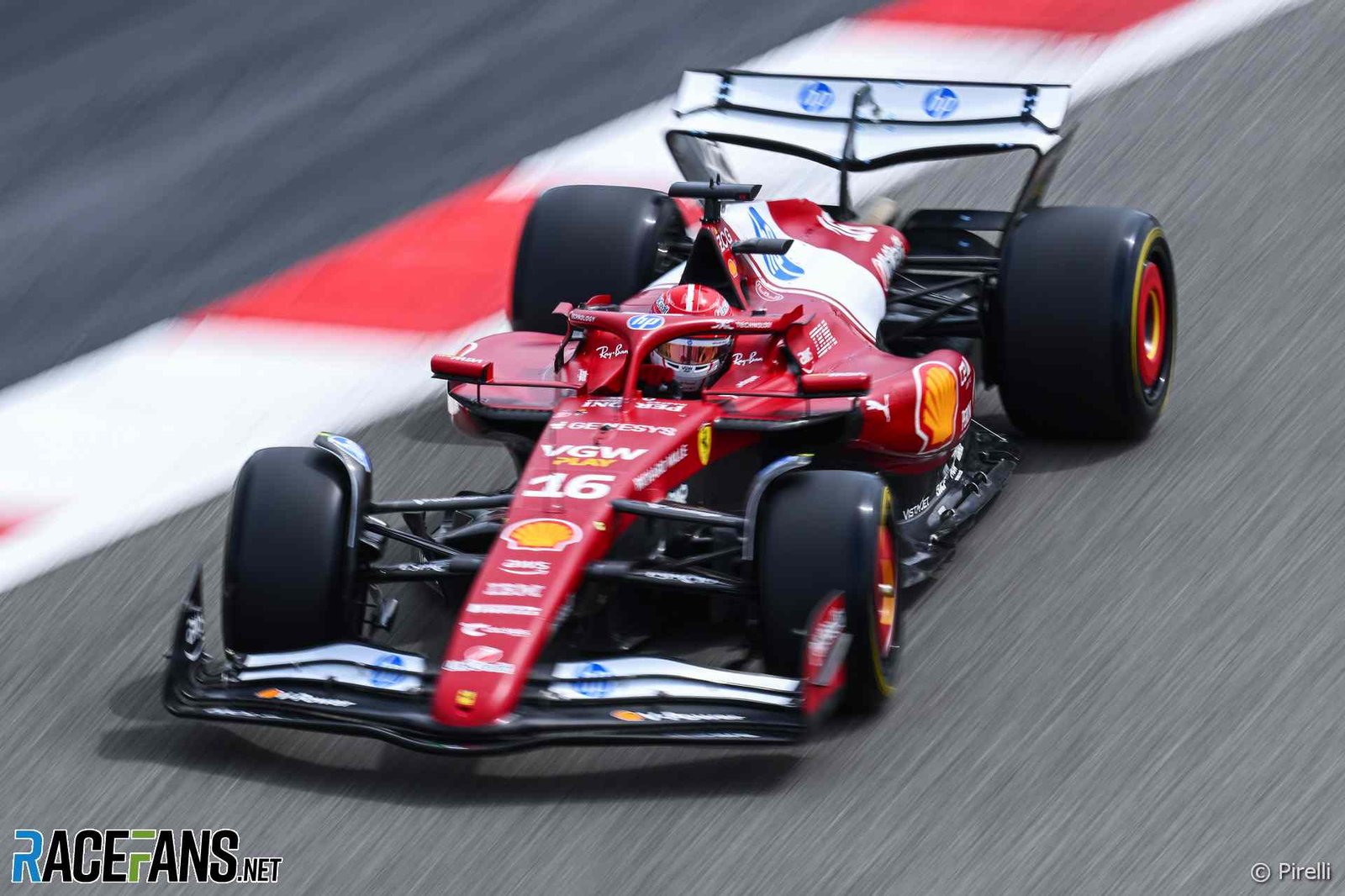 Charles Leclerc, Ferrari, Bahrain International Circuit, 2025 pre-season test