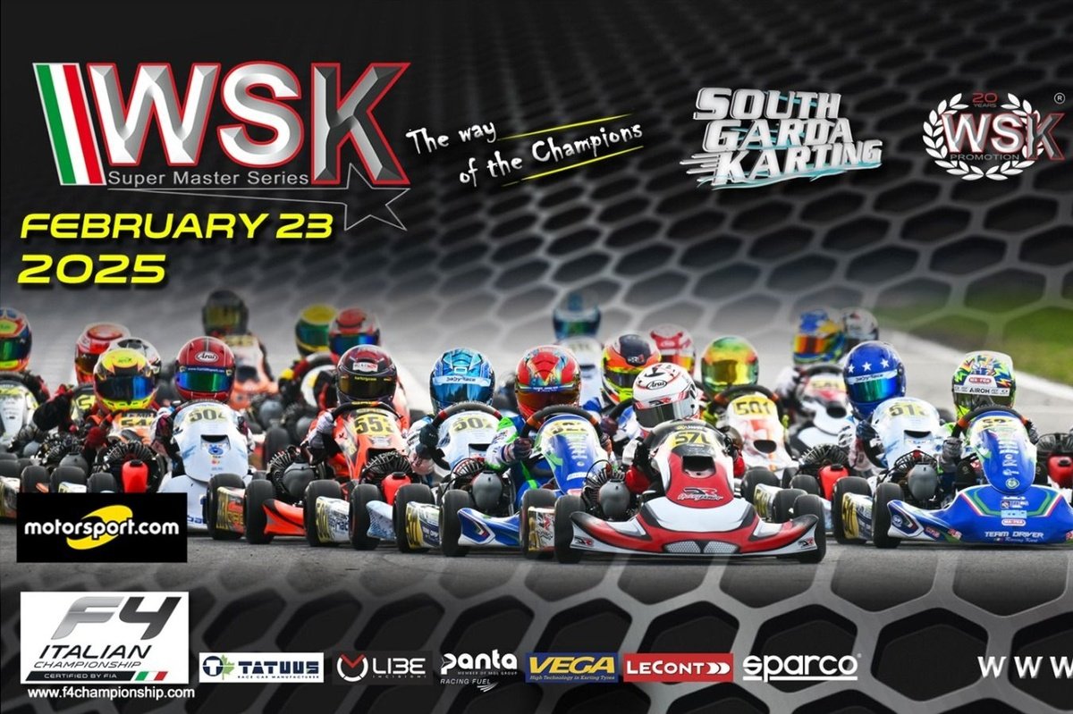 Watch the third round of WSK Super Master Series at Lonato