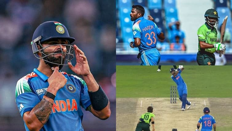 champions trophy india vs pakistan match full highlights virat kohli century rohit sharma kuldeep yadav ind vs pak champions trophy IND vs PAK: पाकिस्तान को दुबई में बुलाकर खूब धोया, ले लिया 8 साल पुराना बदला; विराट का ऐतिहासिक शतक