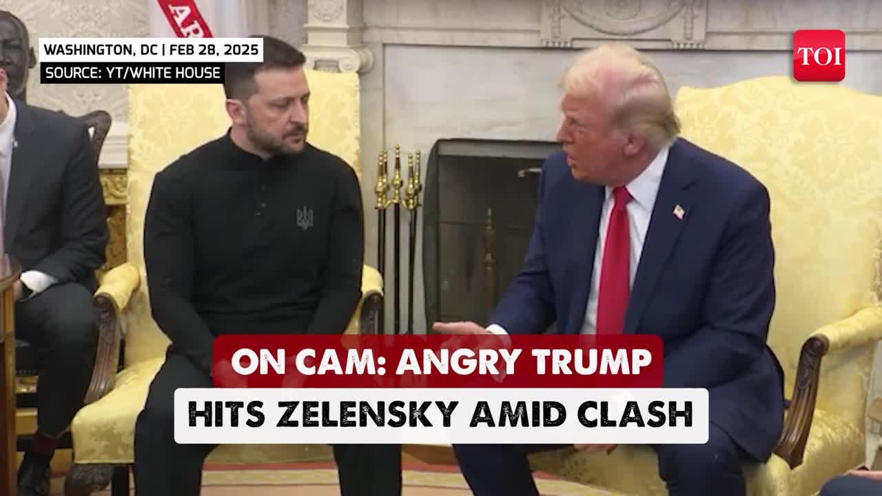 Bombshell White House Video Shows Trump HITTING Zelensky During Oval Office Clash