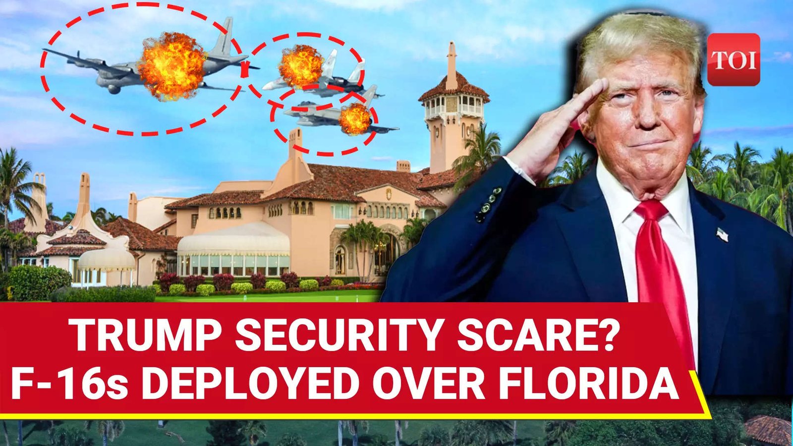 U.S. Scrambles F-16s As Three Civilian Planes Breach Restricted Airspace Over Trump’s Mar-a-lago