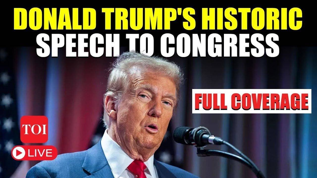 LIVE | Donald Trump's Address To Congress | Joint Session Of Congress | Trump News Latest