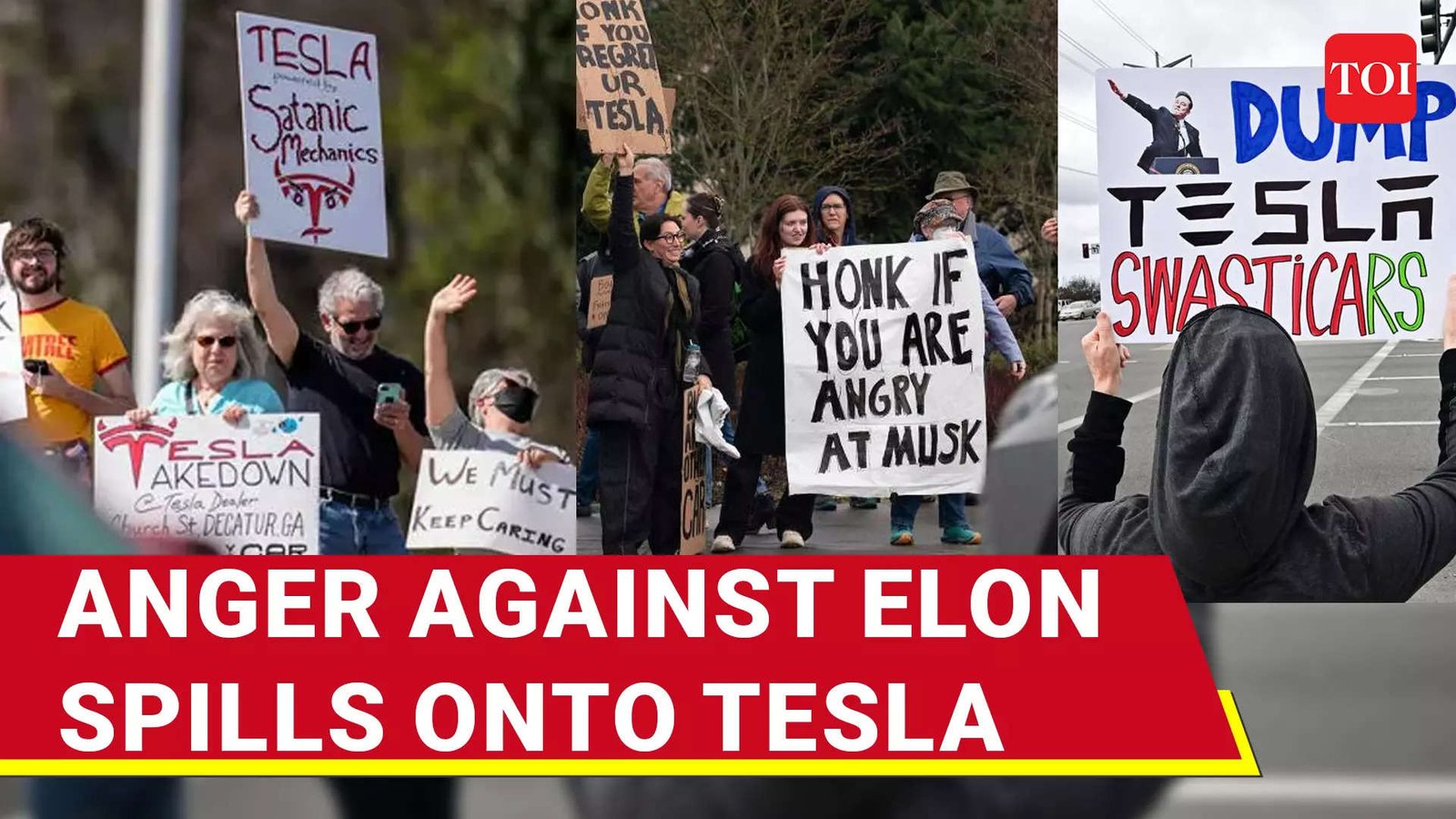 Global Protests Erupt Against Elon Musk Over Far-Right Ties In Europe | 'Go Back Tesla...'