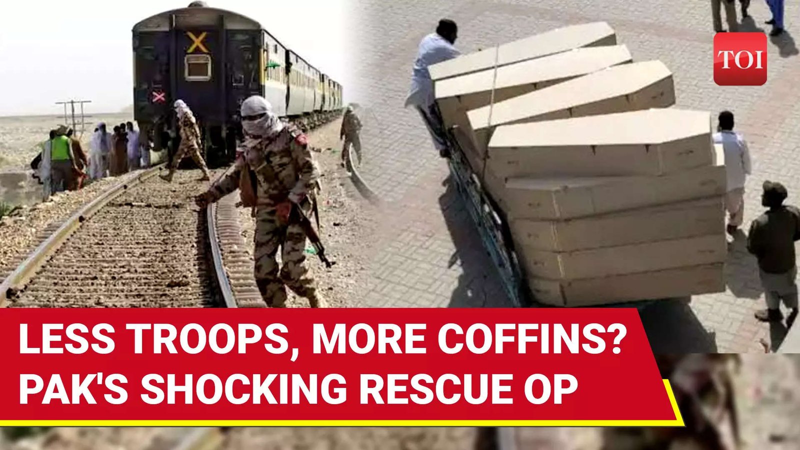 Pak Train Rescue Shocker: Hundreds Of Coffins 'Sent Instead Of Boosting Deployment' | On Cam