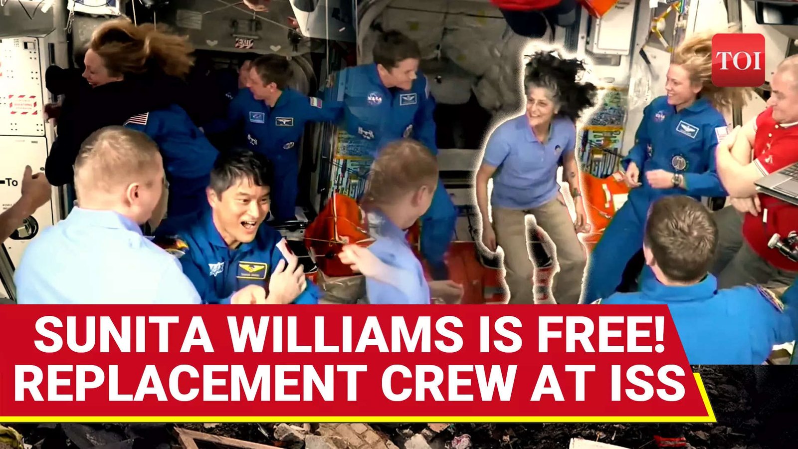 Sunita Willaims Is Free: Hugs, Tears At ISS As SpaceX Replacement Crew Meets Stranded Astronauts