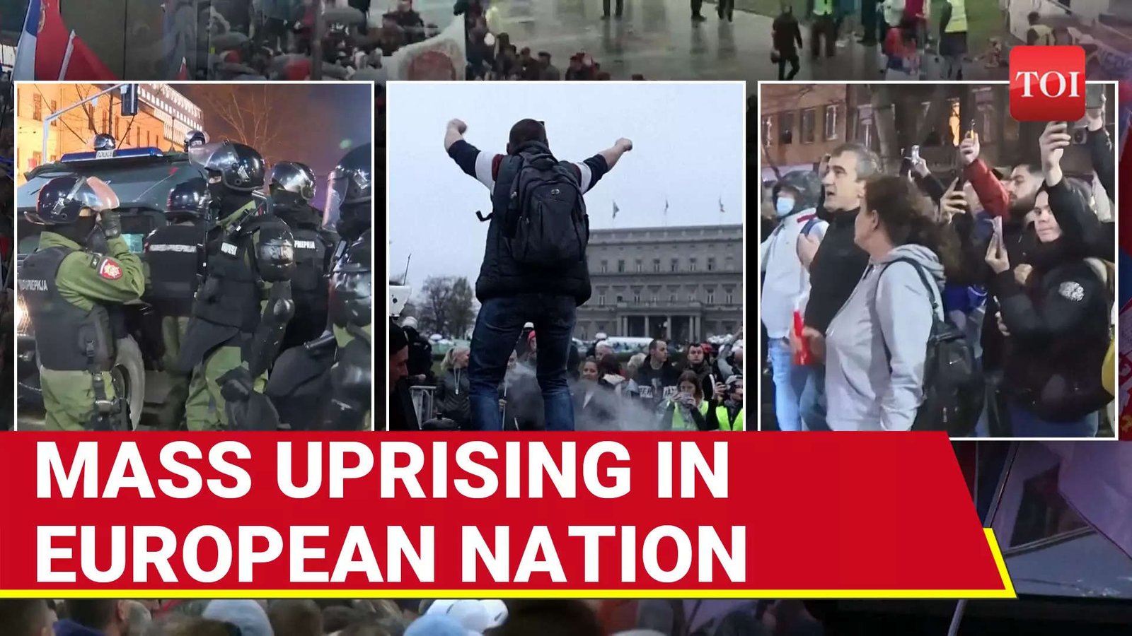 European Capital On Fire: 50+ Injured In Clashes As 300,000 Protesters Occupy Streets In Serbia