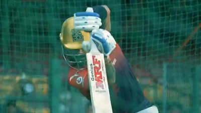 Virat Kohli gets down to business in RCB nets ahead of IPL 2025 opener - Watch