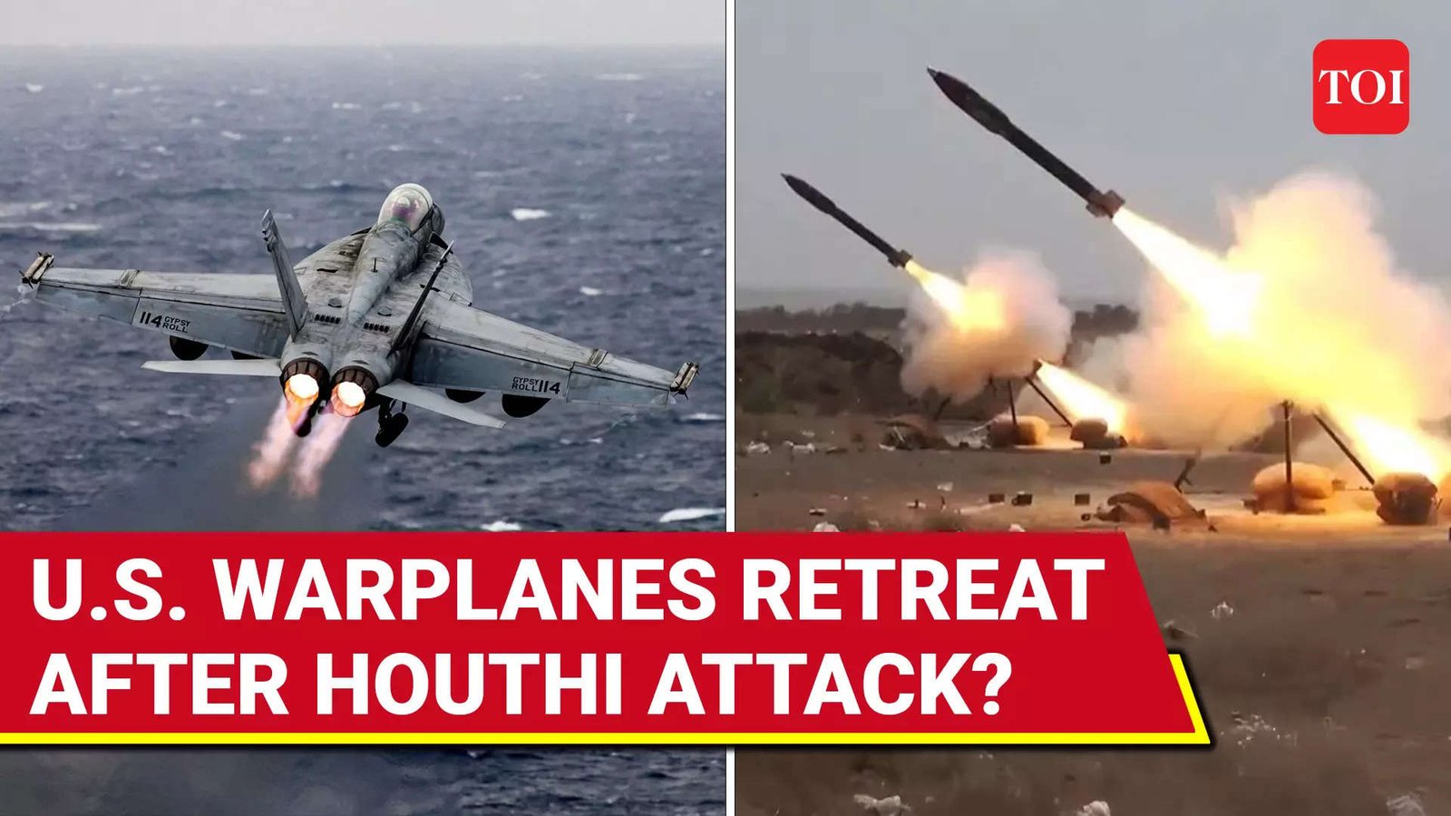 Trump's Warplanes Retreat As Houthis Fire Missile & Drones? Yemeni Rebels Drop Bombshell