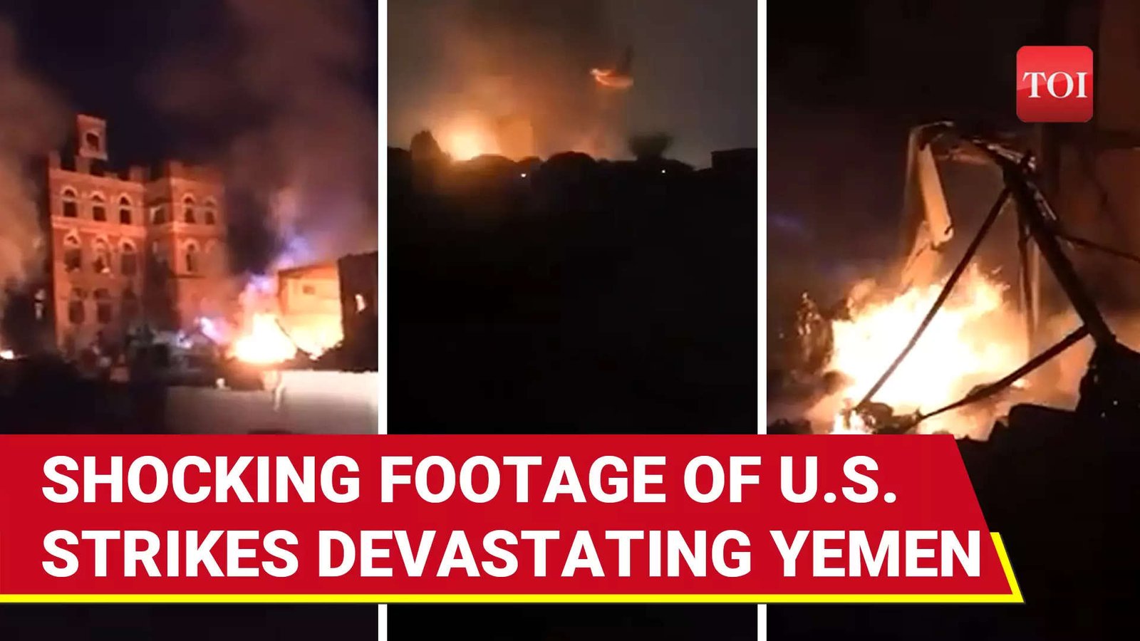 Trump’s Big Action After Threat; Yemen in Flames As US Strikes