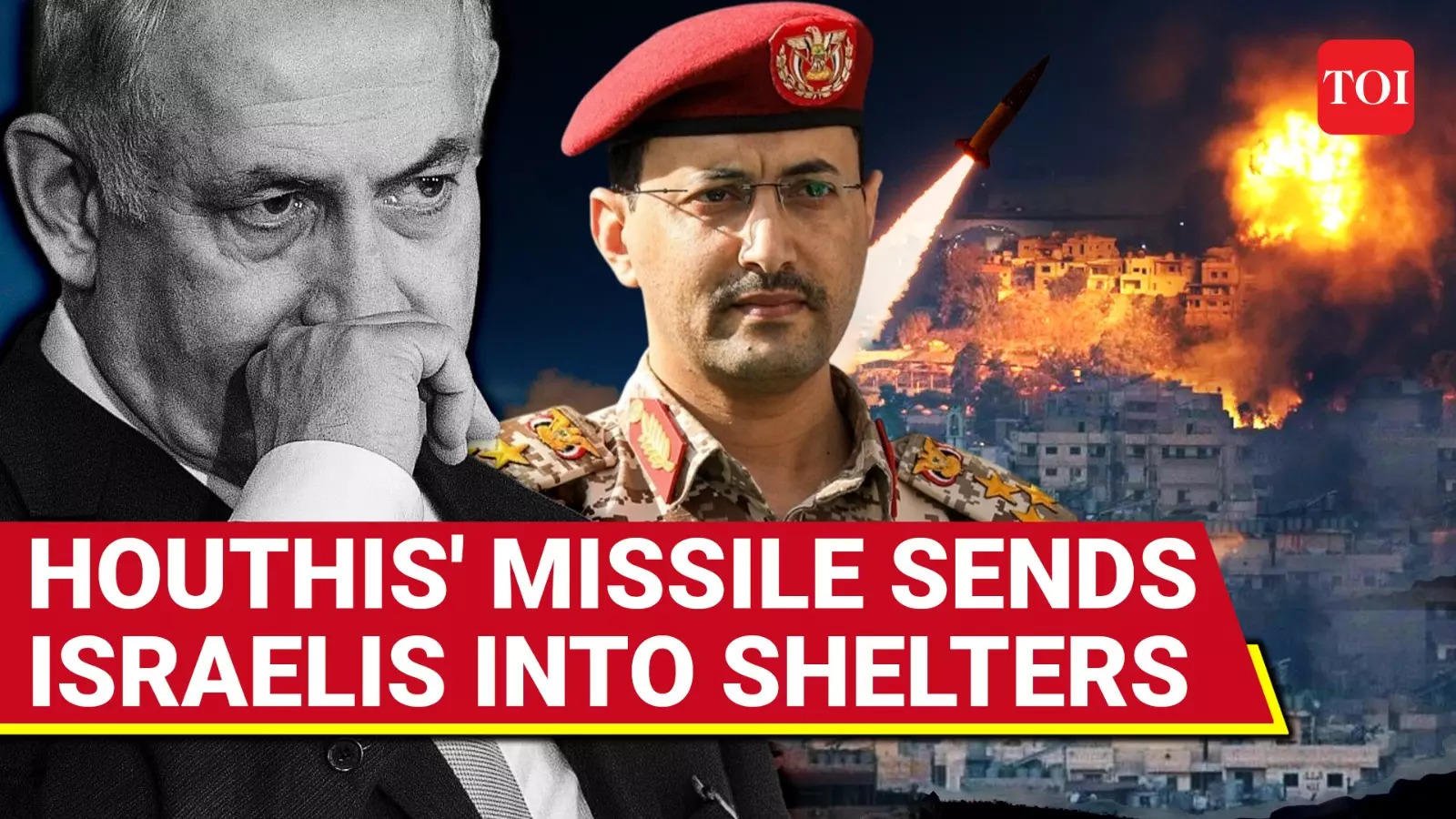 MILLIONS Of Israelis HIDE In Bomb Shelters As Houthis Fire Ballistic Missile