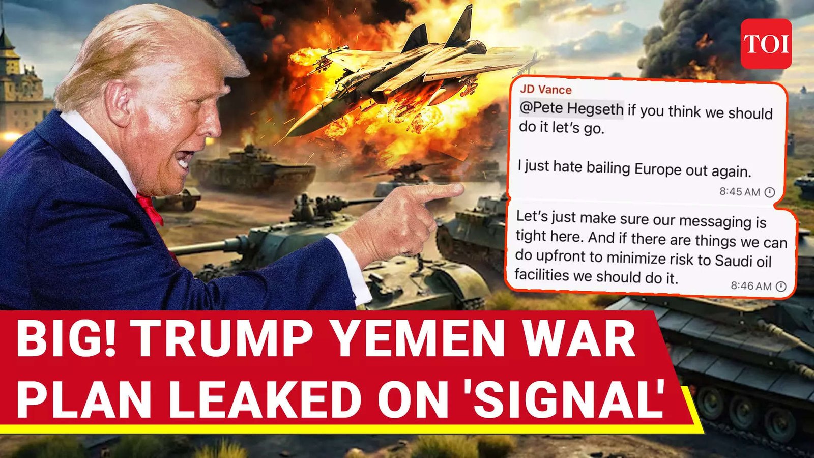 Trump WAR PLAN LEAKED: Pentagon Chief Hegseth 'LEAKS' Attack Details To Journalist