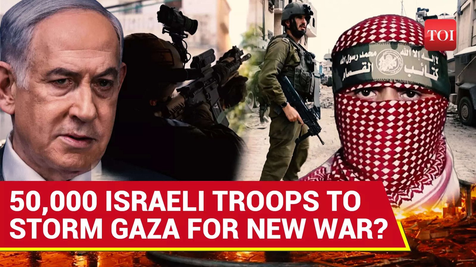 Israel 'WON'T END' Gaza War: Netanyahu PLOTS New Ground Offensive With 50,000 Troops