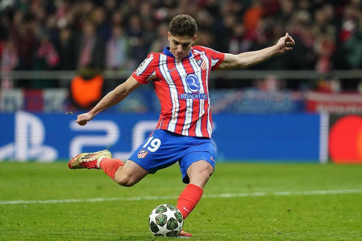 Atletico Madrid striker Julián Álvarez