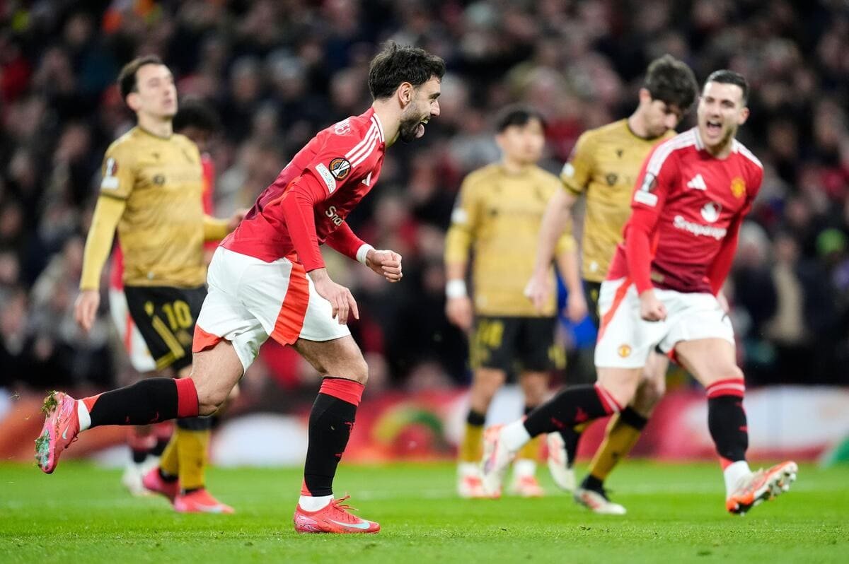 Bruno Fernandes of Manchester United.