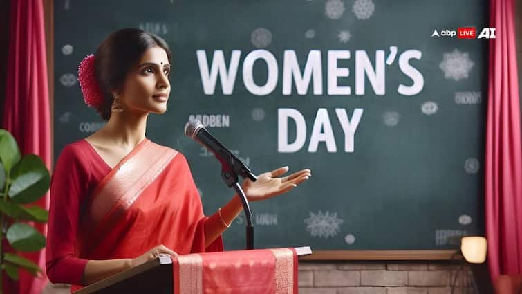 International Womens Day 2025 Inspiring Speech Ideas For School Students in Hindi International Women