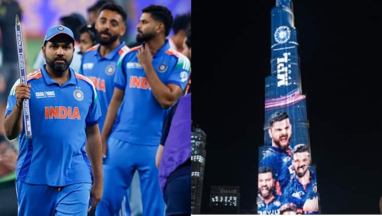 After becoming champion, Team India's enthusiasm than Burj Khalifa, see celebration of Indian players in pictures