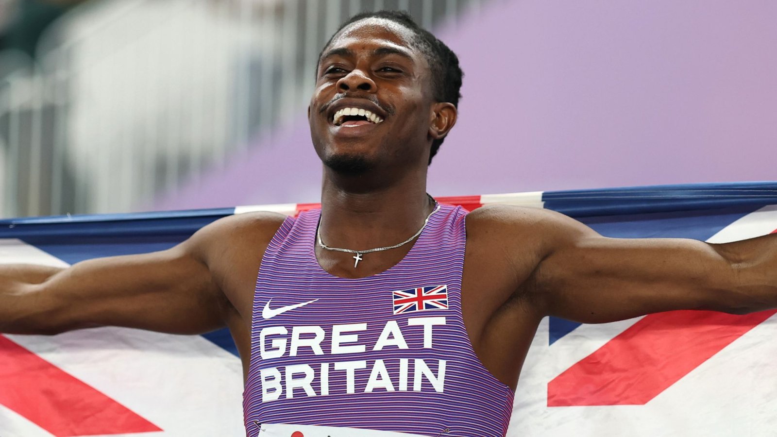 Britain's Azu equals lifetime best to win world 60m gold