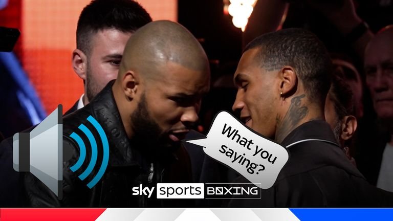 CHRIS EUBANK JR AND CONOR BEN HEAD TO HEAD