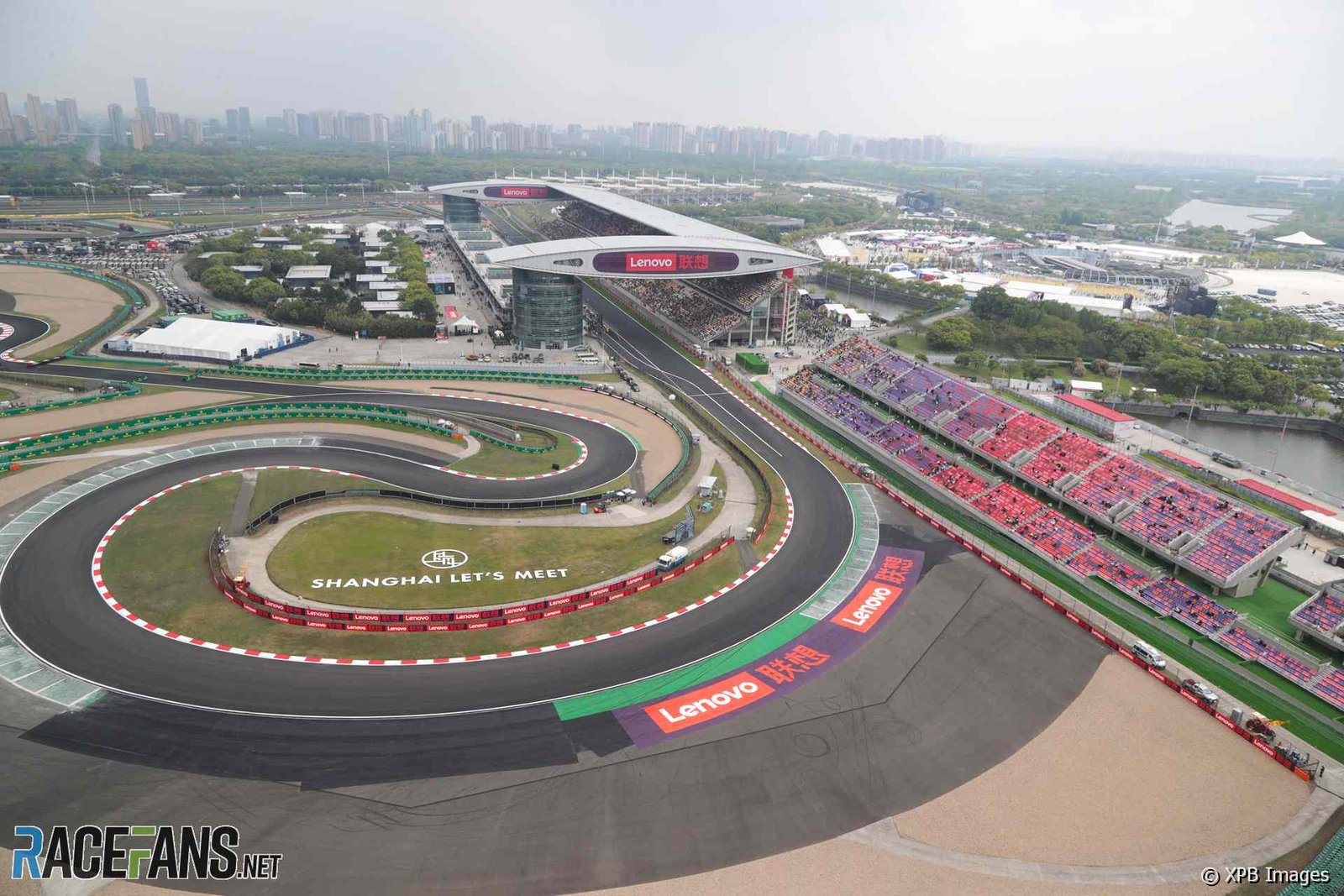 Shanghai International Circuit aerial view, 2024