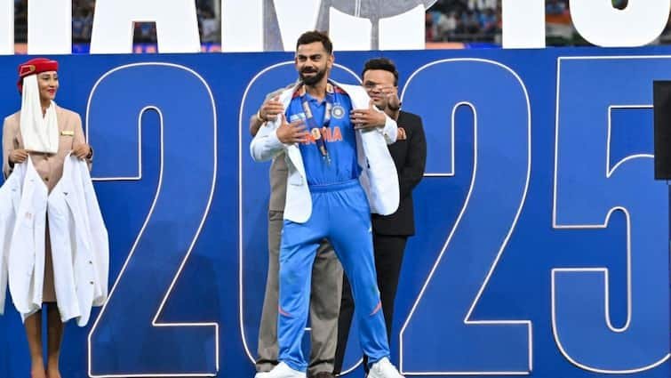 India Wins Champion Trophy 2025 IND vs NZ Virat Kohli first reaction ready to take on  world for next 8 years भारत की खिताबी जीत के बाद बोले विराट कोहली- अपने दोस्त केन विलियमसन को हराना दुखद