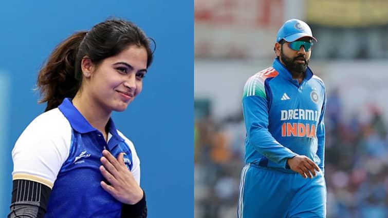 manu bhaker on fitness fit hain to hit hain amid rohit sharma fat row controversy Manu Bhaker: रोहित शर्मा को कहा गया था मोटा, अब मनु भाकर बोलीं - फिट हैं तो हिट हैं, और हमारा देश...