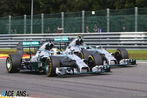 Lewis Hamilton, Nico Rosberg, Mercedes, Spa-Francorchamps, 2014