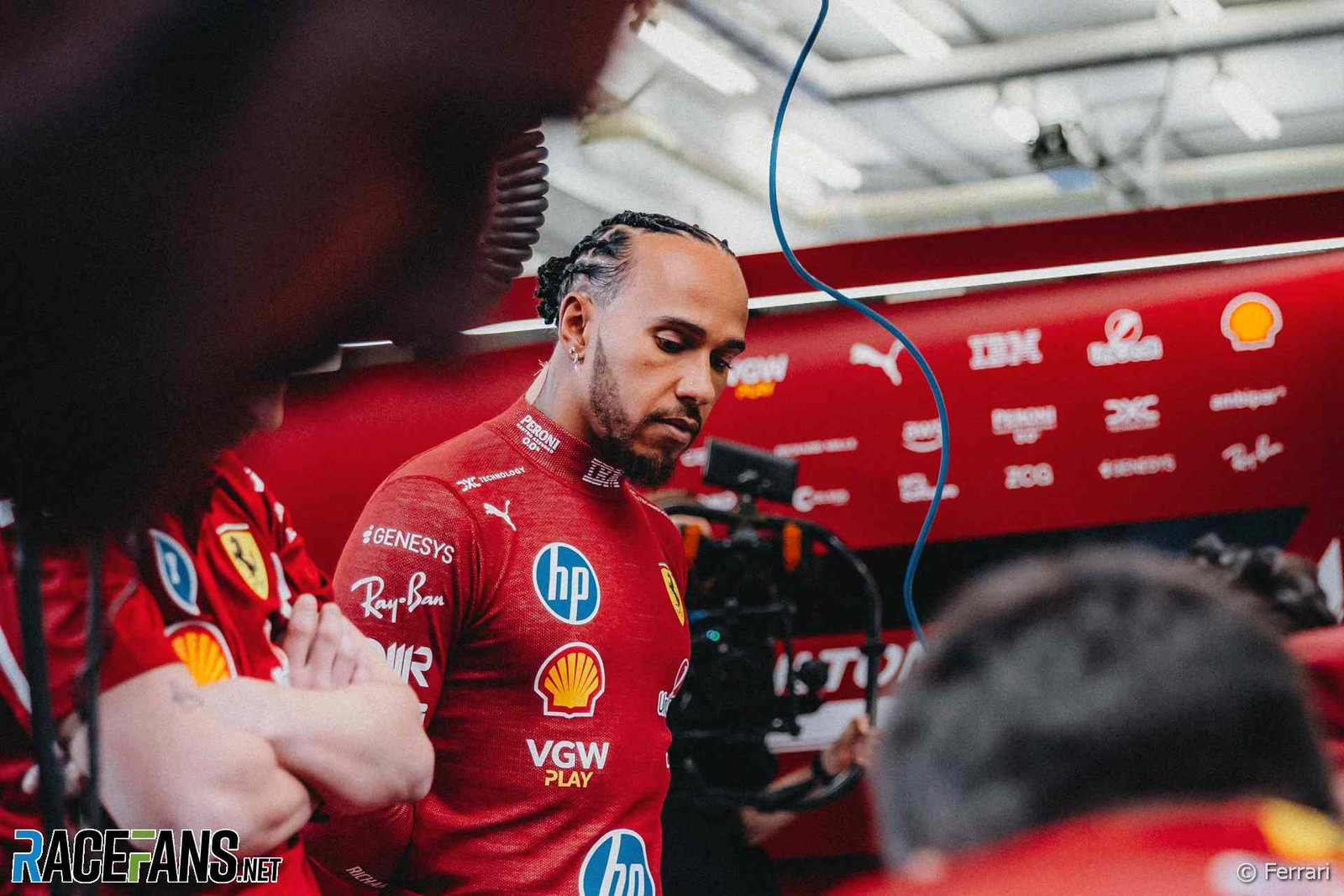 Lewis Hamilton, Ferrari, Bahrain International Circuit, 2025 pre-season test