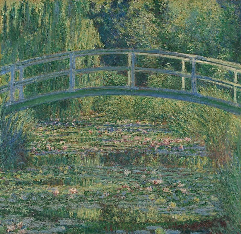 The Water Lily Pond by Claude Monet - real places that inspired Impressionist artists