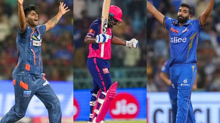 IPL 2025 Jasprit Bumrah Sanju Samson Mayank Yadav Injury latest update mumbai indians IPL 2025: बुमराह-सैमसन समेत आईपीएल के तीन दिग्गज खिलाड़ियों की इंजरी पर अपडेट, जानें कब होगी मैदान पर वापसी