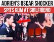 'Gross, Disgusting', Actor Adrien Brody Flings Gum Mid-Walk At The Oscars, Girlfriend Tries To Catch It | WATCH