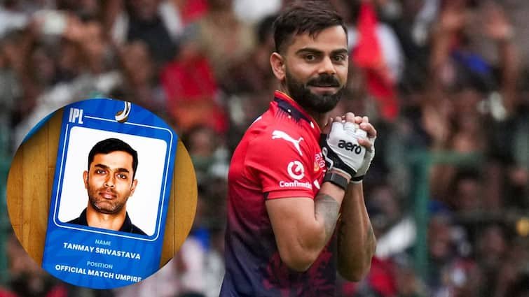 ipl 2025 virat kohli teammates tanmay srivastava appointed as umpire know how IPL 2025: आईपीएल में अंपायरिंग करेगा विराट कोहली का दोस्त! जानें कैसे बन गया वर्ल्ड रिकॉर्ड