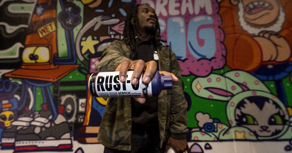 Rust-Oleum Takes on the Art World with Rust-O: A Spray Paint Revolution for Creatives