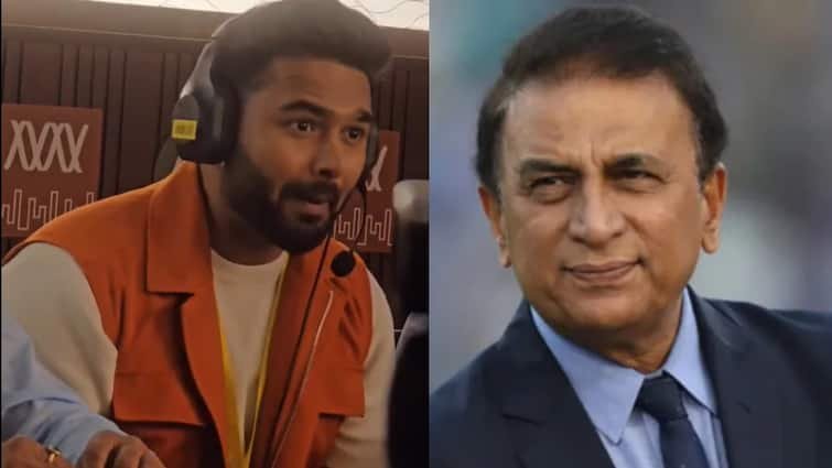 rishabh pant mimicry sunil gavaskar stupid stupid stupid video viral fans angry reaction स्टुपिड! स्टुपिड! स्टुपिड!, ऋषभ पंत ने उतारी सुनील गावस्कर की नकल तो भड़के फैंस; देखें वीडियो और फैंस का रिएक्शन