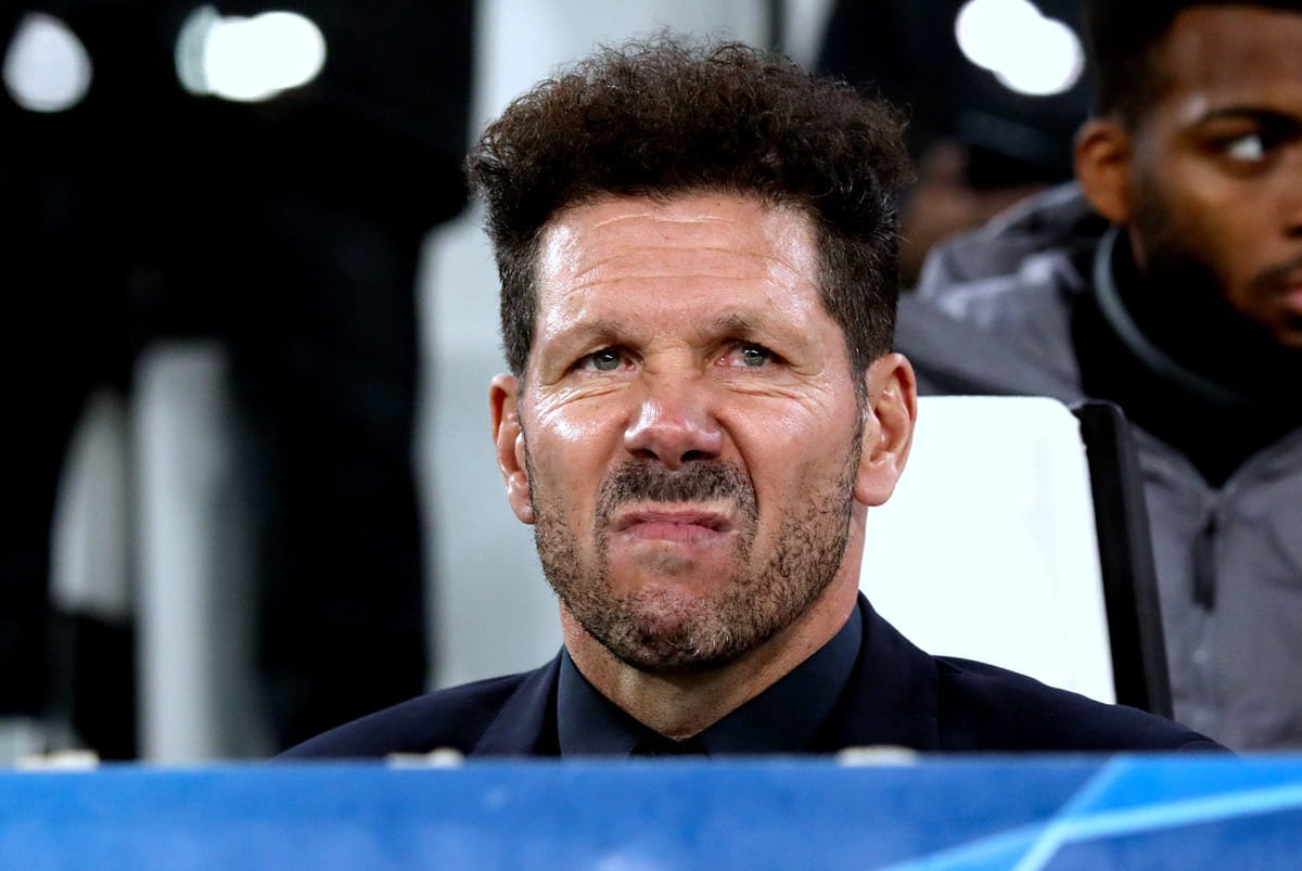 Atletico Madrid boss Diego Simeone