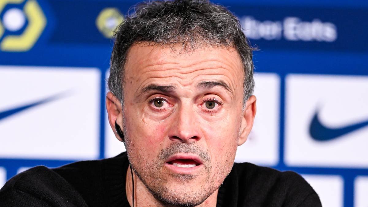 PSG football manager Luis Enrique