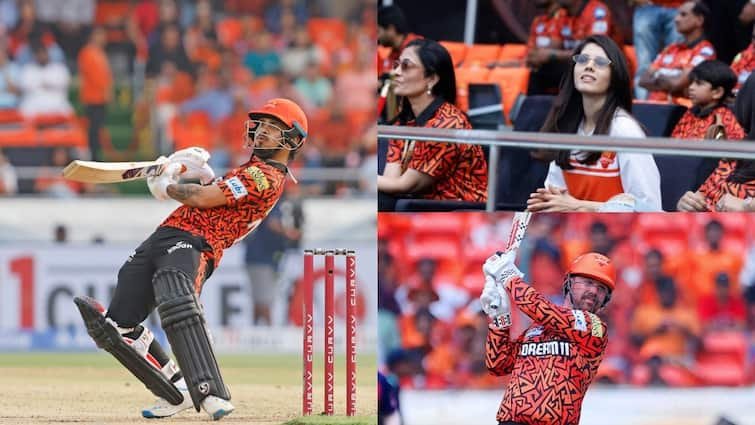 sunrisers hyderabad set target 287 runs rajasthan royals ishan kishan ipl 2025 first century travis head srh vs rr 1st innings highlights सनराइजर्स हैदराबाद ने बनाया IPL का दूसरा सबसे बड़ा स्कोर, ईशान किशन ने जड़ा शतक; राजस्थान को दिया 287 का लक्ष्य