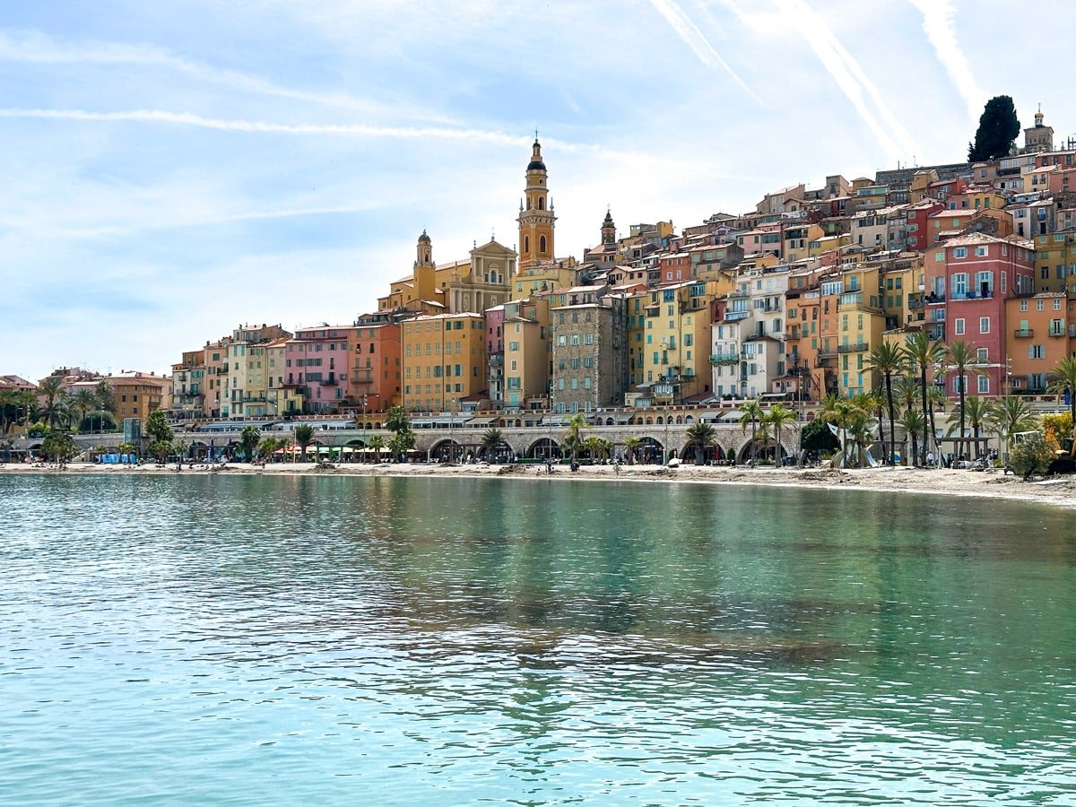 Menton is one of the prettiest beach spots in southern France