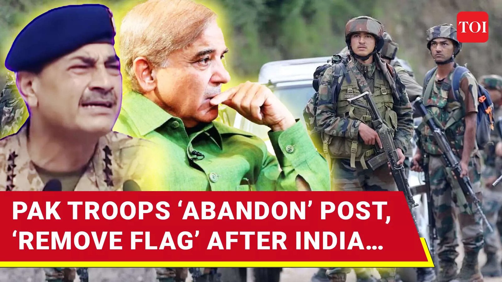 Pakistan Under Pressure? ‘Border Posts Empty, Flags Removed’