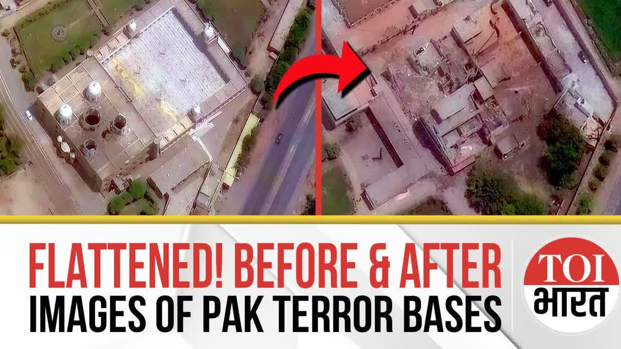 Fresh Satellite Images of Op Sindoor Reveal Scale of Destruction of Pak Terror Camps