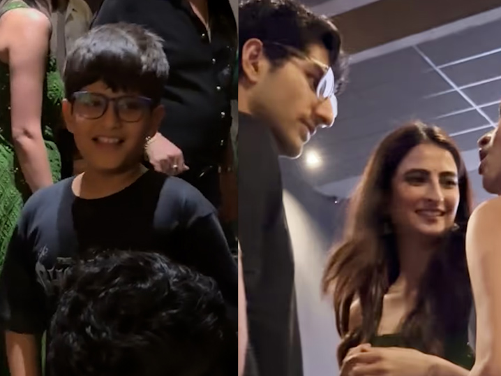 Ibrahim Ali Khan Shows His Support for Rumoured Girlfriend Palak Tiwari at the Bhootnii screening | Ibrahim was seen having fun with Palak Tiwari's brother: The video went viral on social media, fans said- both of them confirmed their relationship!