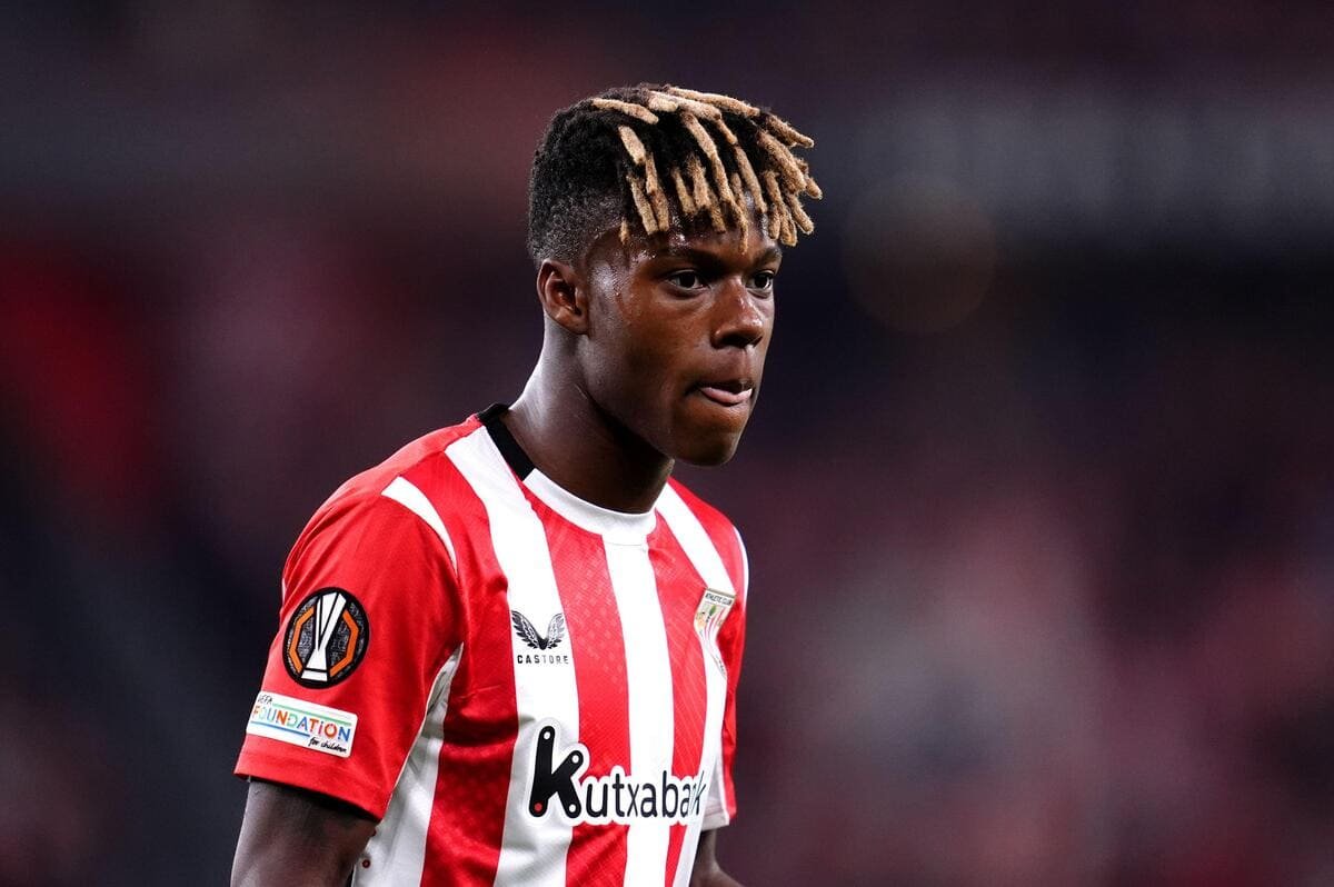Nico Williams of Athletic Bilbao.