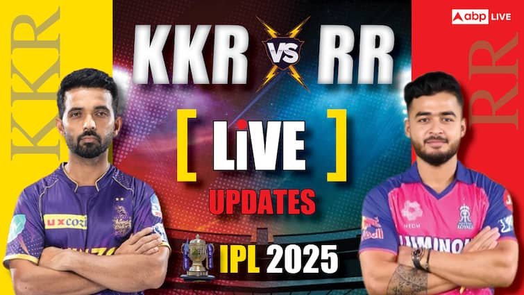 Kolkata Knight Riders vs Rajasthan Royals Live Updates KKR vs RR Live Score Ball By Ball Commentary Jiohotstar Eden Gardens KKR vs RR Live Score: कोलकाता ने टॉस जीतकर चुनी बैटिंग, राजस्थान में 3 बड़े बदलाव; देखें प्लेइंग इलेवन