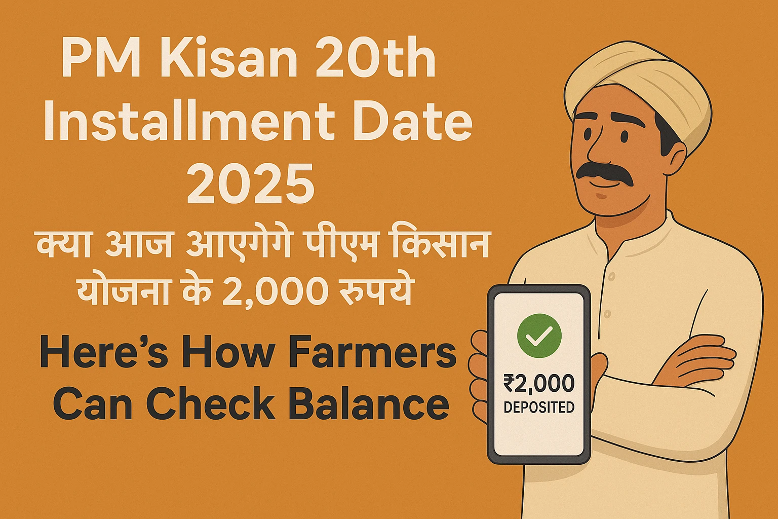 PM Kisan 20th Installment